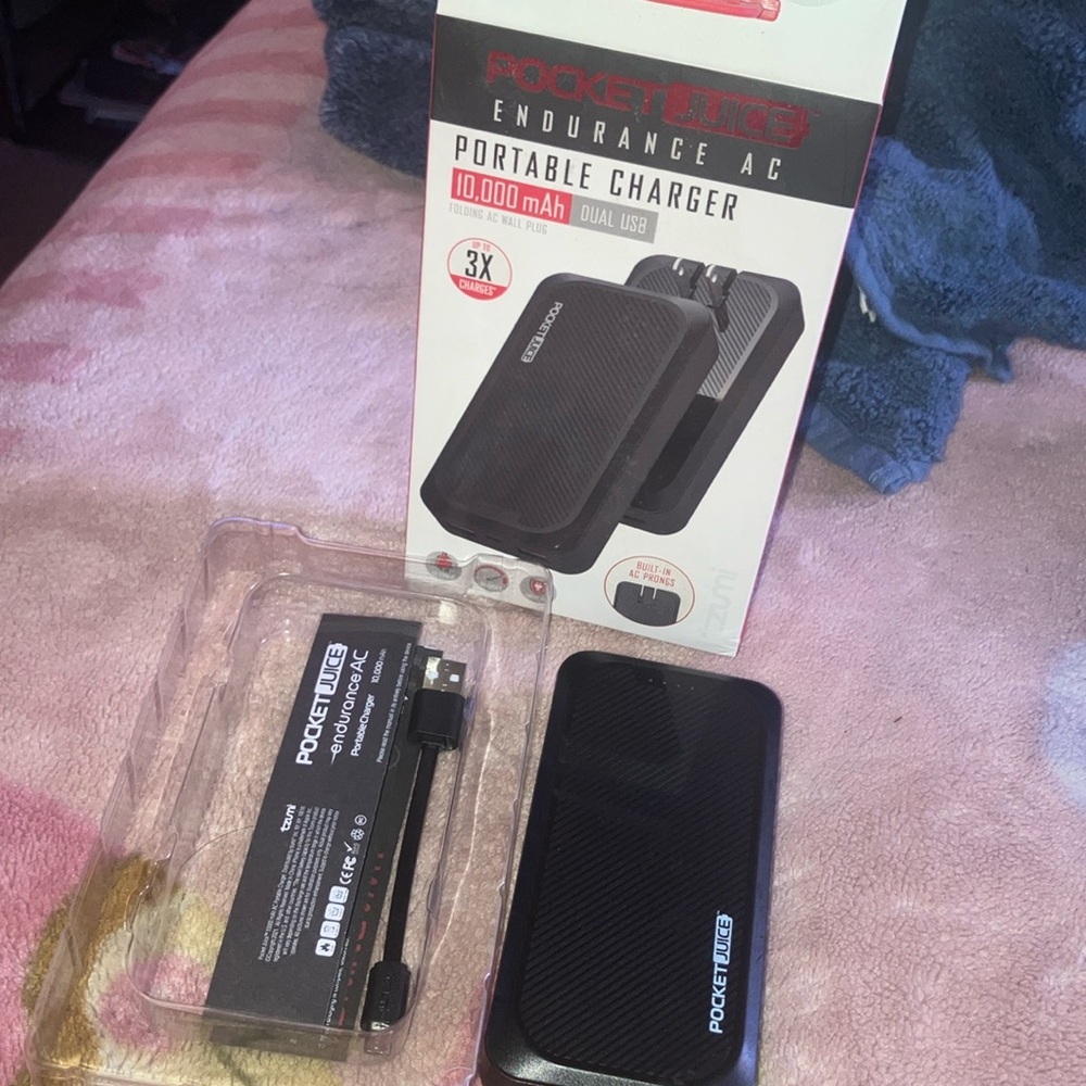 Pocket juice portable charger